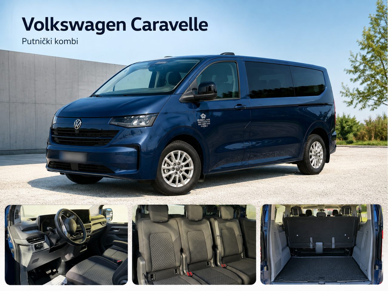 Volkswagen Caravelle putnički kombi 8+1